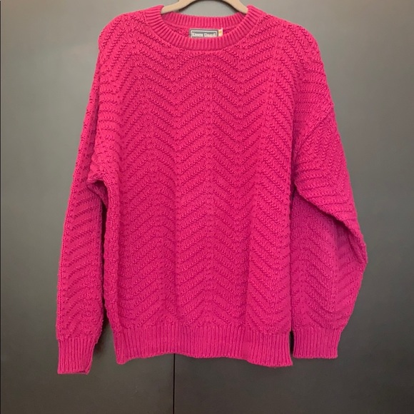 Pink oversize sweater - Picture 1 of 4